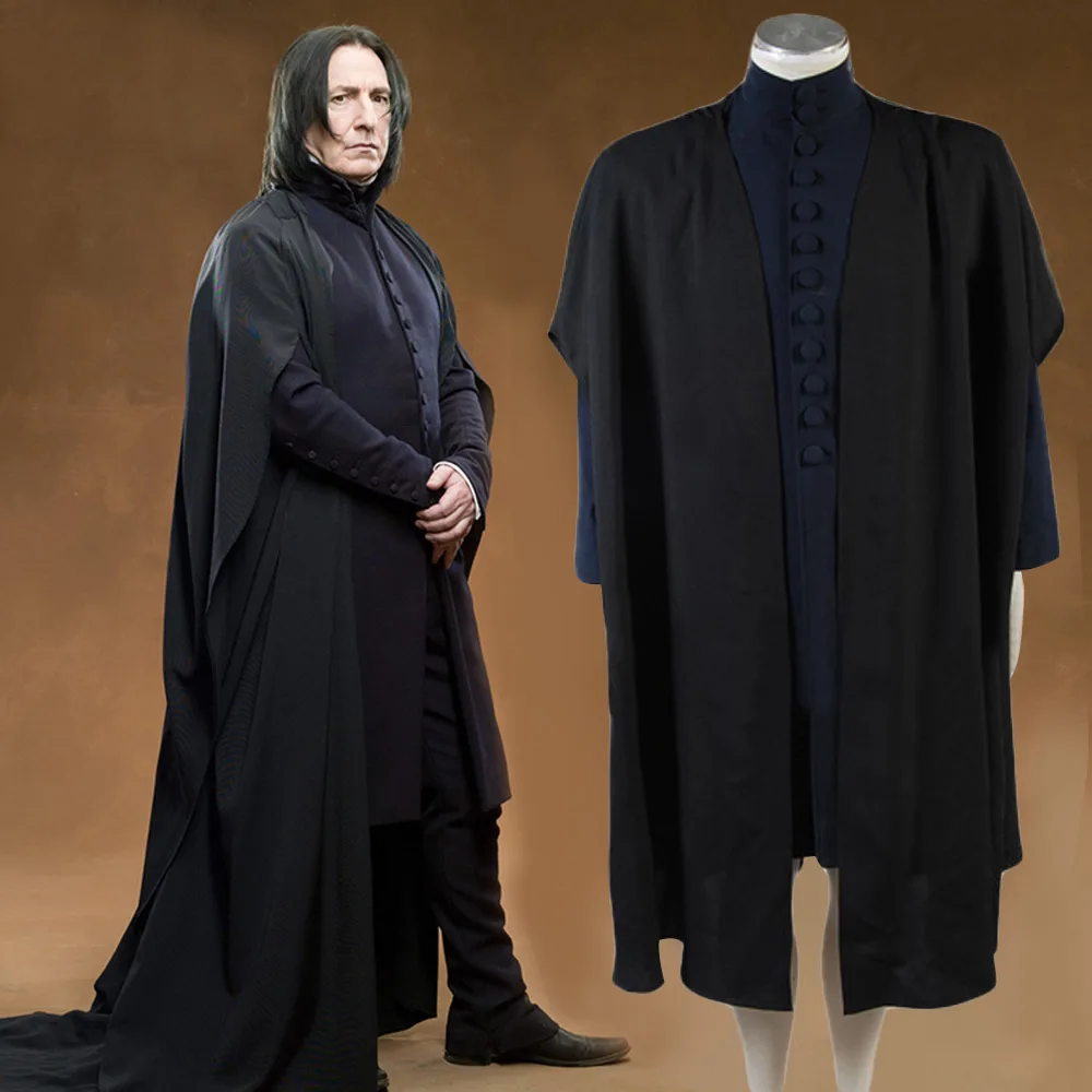

Deathly Hallows Severus Snape Cosplay Costume Coat Full Set