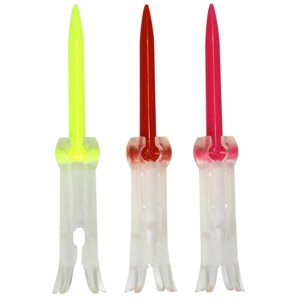 Rubber Golf Tees 3in Unbreakable, Low Friction Golf Nails 3-Pack for All Over Sized Drivers Rubber Golf Tees 3in Unbreakable, Low Friction Golf Nails 3-Pack for All Over Sized Drivers