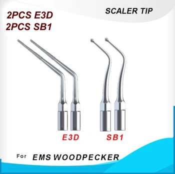 

4pcs scaler tip,E3D SB1 For WOODPECKER EMS Ultrasound Dental Scaler