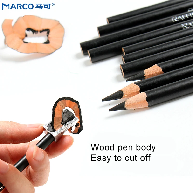 

MARCO Professional Wooden Color pencil Art Colored Pencils Set Colors Drawing Sketches lapices de colores Pencil For School