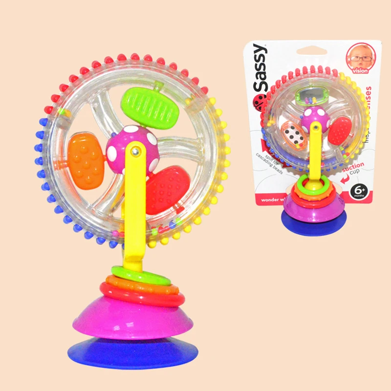 

Baby Toys Ferris Wheel Suckers Rattles Rotate Baby Mobile Crib 0-12 Months Infant Educational Toys