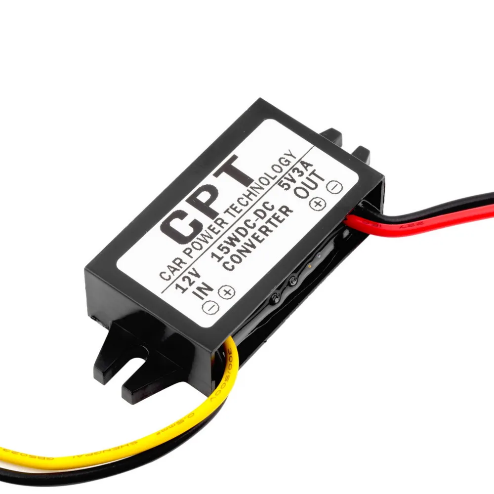 

Car Converter 12V to 3-9V 2A 3A Auto Car Power Module Supply Copper Cord Step-Down Voltage Regulator