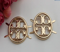 

Gold metal hardware round shoes button DIY shoe buckle shoes flower shoes bag accessories + free shipping