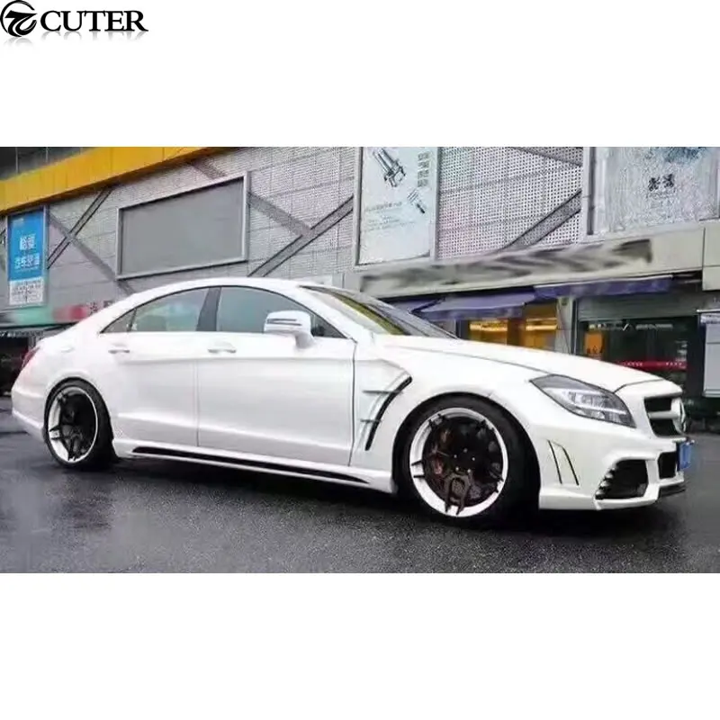 W218 CLS класс автомобильный обвес PU Неокрашенный передний бампер задний бампер для Mercedes Benz W218 CLS350 WALD обвес 10-13