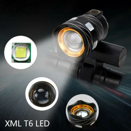 

USB Rechargeable 15000LM XML T6 LED ZOOM Front Head Bike Bicycle light Lamp