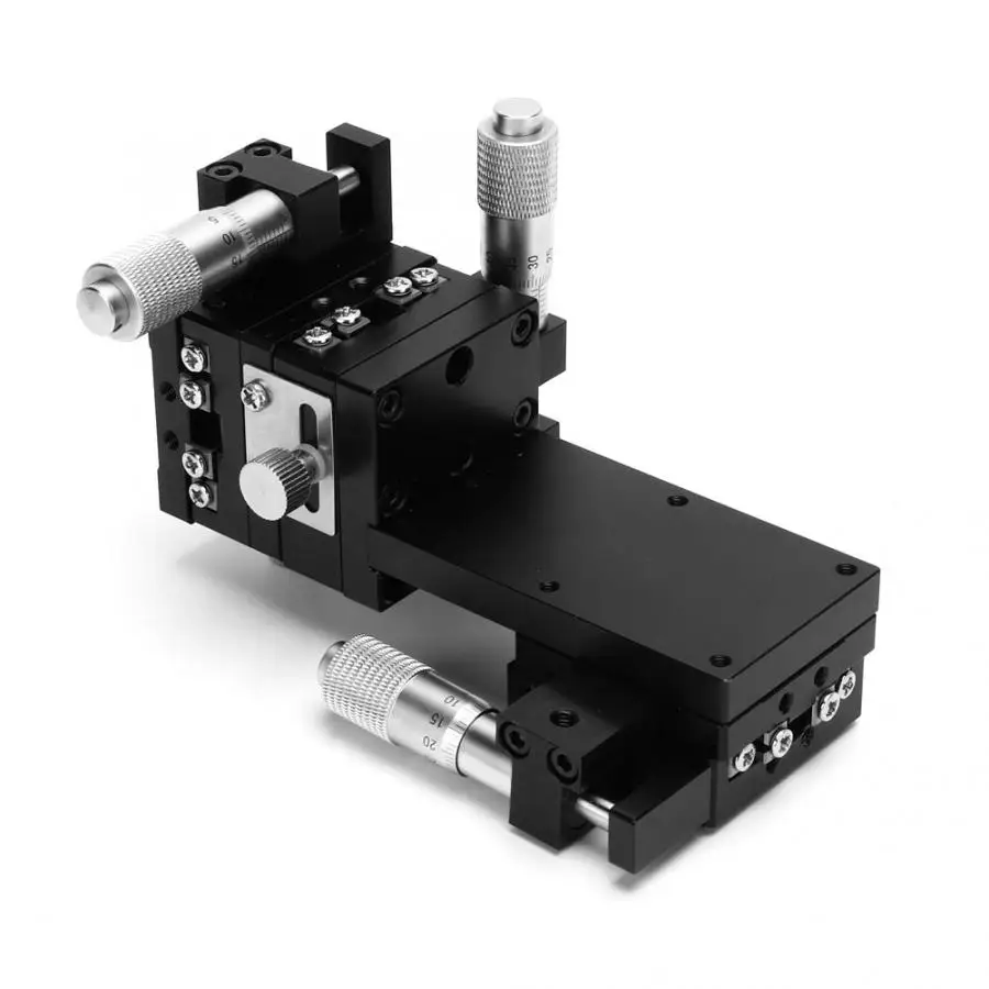 

Linear Motion Sliding Table SEMXYZL40-AS XYZ High Accuracy Cross Roller Linear Motion Manual Stage Sliding Table 40*40mm