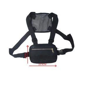 Small Hip Hop Streetwear Vest Military Chest Bag for Men Functional Waist Packs Adjustable Pockets Waistcoat Fashion Chest Rig
