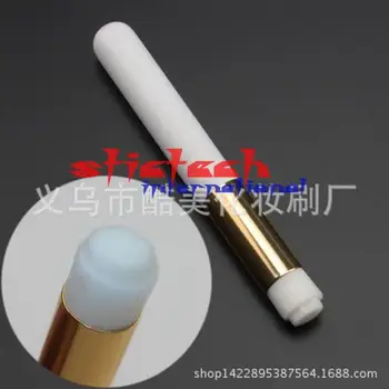 

by ems or dhl 200Pcs Women Makeup Round Flower Face Nasal Pore Nose Deep Cleaning Blackhead Remove Wooden Handle Brush Tools