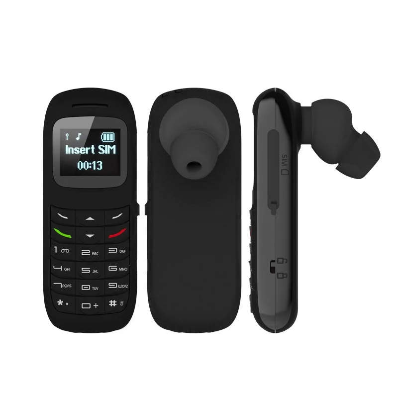 UNIWA L8STAR BM70 мини мобильный телефон беспроводной Bluetooth наушники Сотовый телефон Стерео GSM разблокированный телефон супер тонкий GSM маленький телефон