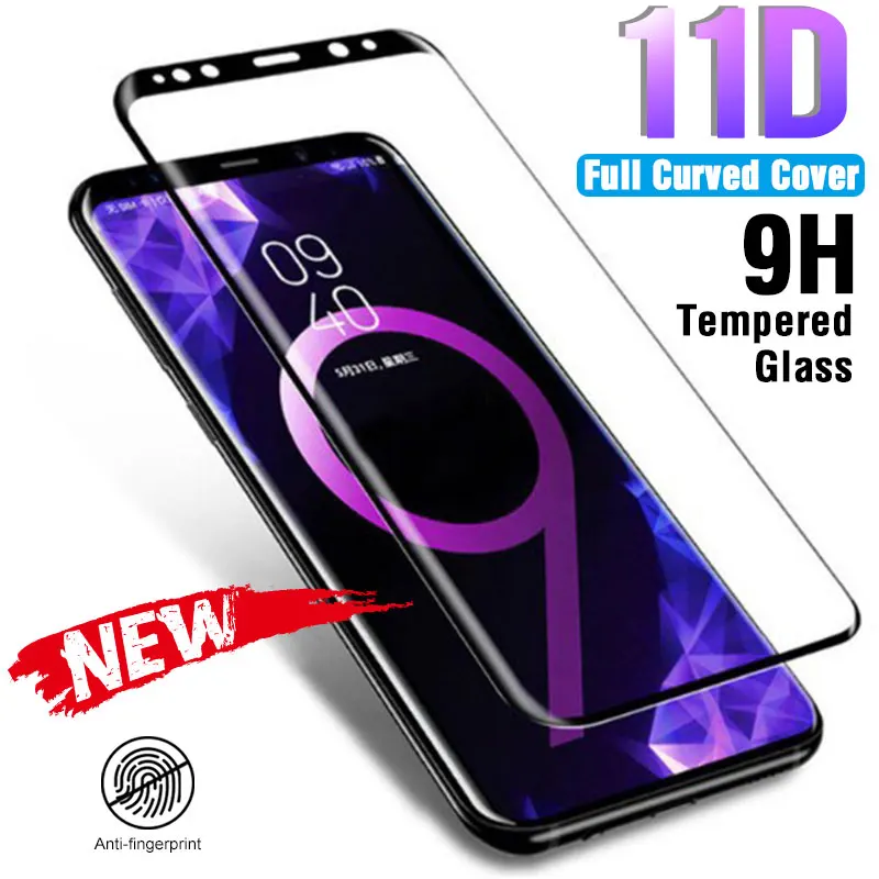 

11D Curved Screen Protector For Samsung Galaxy S8 S9 S10E S6 S7 Edge Plus Lite Full Tempered Glass For Samsung S10 Note 8 9 Film