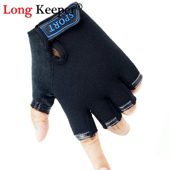 

Long Keeper Outdoor Sports Children Gloves Half Finger Bycicle Cycling luvas for 5-13 Years Kid Anti-slip Boys Girls Gloves G276