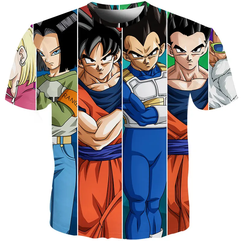 YOUTHUP Летние футболки мужские с принтом аниме Dragon Ball 3D футболка Oogway Tees Master Roshi Мужская футболка уличная одежда размера плюс - Цвет: pattern 20