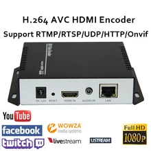 H.264 HDMI Vidéo Codeur soutien RTSP/RTMP/UDP/RTP/HTTP pour Diffusion en direct iptv codeur