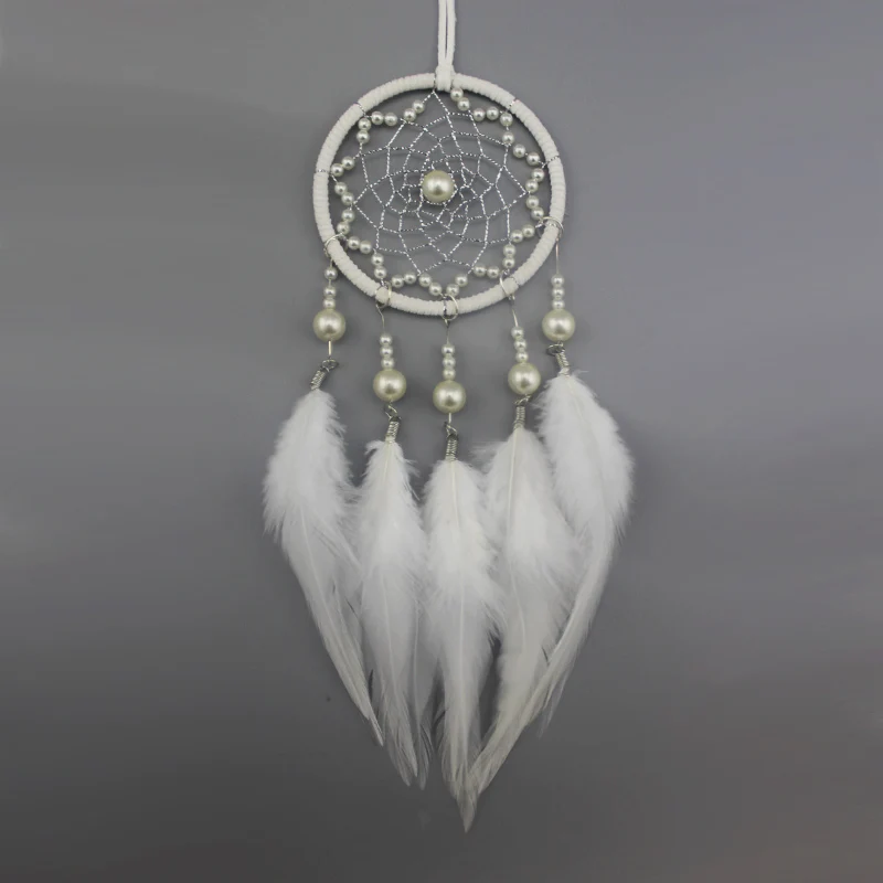 Nordic small dream catcher car dream catcher handmade dreamcatcher white moon dreamcatcher gift for girls for kids for women