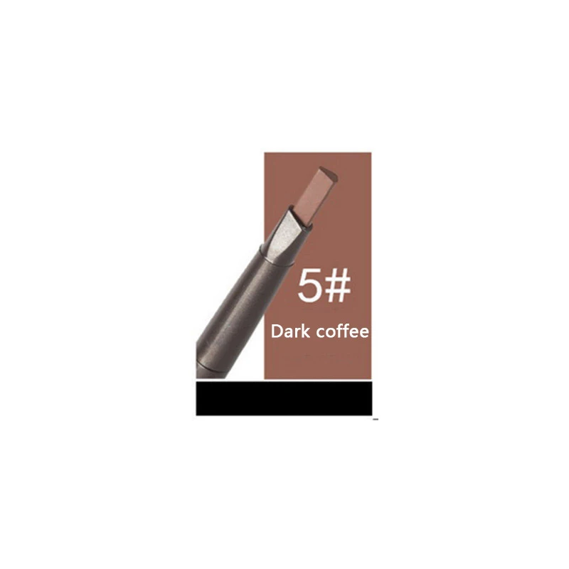 5 цветов жидкий карандаш для бровей татуировки ручки для эскиза водонепроницаемый карандаш для бровей 4 головы стойкий макияж для глаз - Цвет: 5