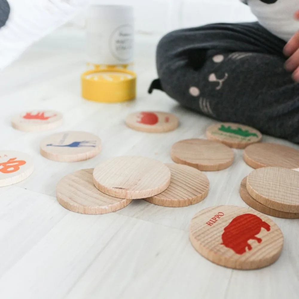  Kids Montessori Toys Animals Flag Montessori Materials Educational Wooden Toys For Children Brinque - 32870527905