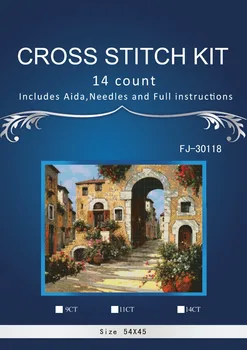 

1Venetian Castle Counted Cross Stitch Cross Stitch Set Chinese Cross-stitch Kit Embroidery Needlework SIMILAR dim anchor