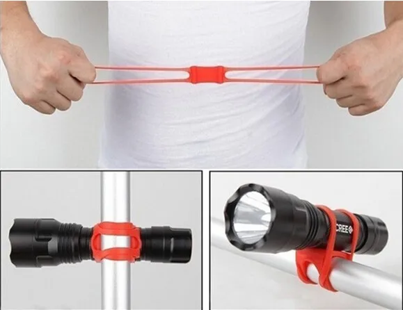 Sale Handlebar Silicone Strap Bike Front Light Holder Phone Fixing Elastic Tie Rope Cycle Bicicleta Torch Flashlight Bandages ACHD001 7 Sale Handlebar Silicone Strap Bike Front Light Holder Phone Fixing Elastic Tie Rope Cycle Bicicleta Torch Flashlight Bandages ACHD001 7