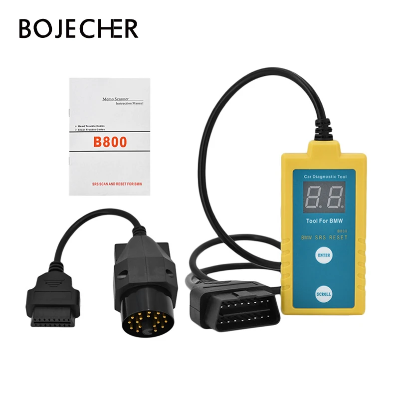 

B800 SRS Reset Scanner OBD Diagnostic Tool for BMW Car Vehicle Airbag Car Electronic Repair Tool B800 Airbag Scan Free Shipping