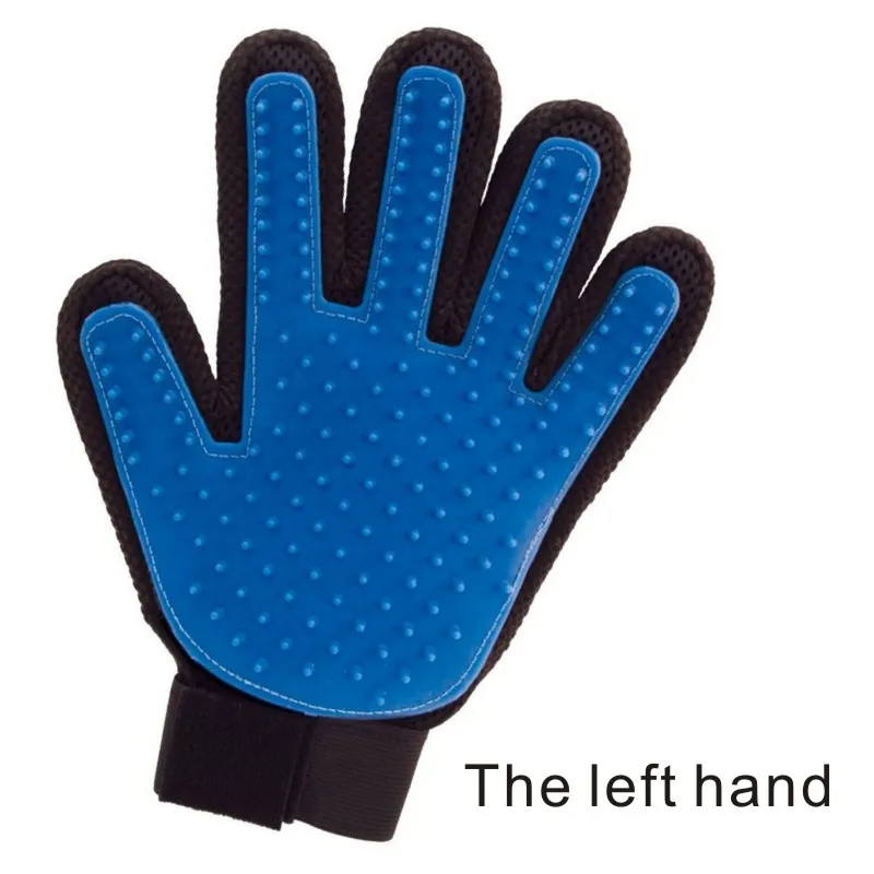 Left hand Перчатки для чистки волос, перчатки для животных, кошек, перчатки для домашних животных, гребень для волос, перчатки для ухода за кошками, принадлежности для кошек 30 A1 - Цвет: Left hand