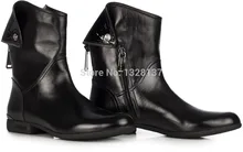Fashion Womens Autumn Boots Leather Ankle Shoes Woman Leather Sexy Ankle Boots Bottines Femme Black Boots Ankle Boots For Women