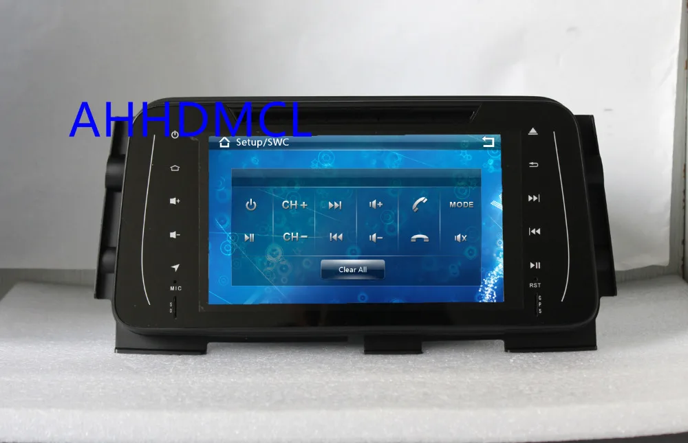 Top AHHDMCL Car Multimedia Player DVD Radio Stereo Audio GPS Navigation Full Touch For Nissan Kicks 2014 2015 2016 2017 Micra 2017 2