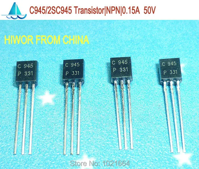 (200pcs/lot)(TransistorsTO 92) 2SC945 C945 945 Transistor NPN 0.15A 50V, TO 92in Transistors