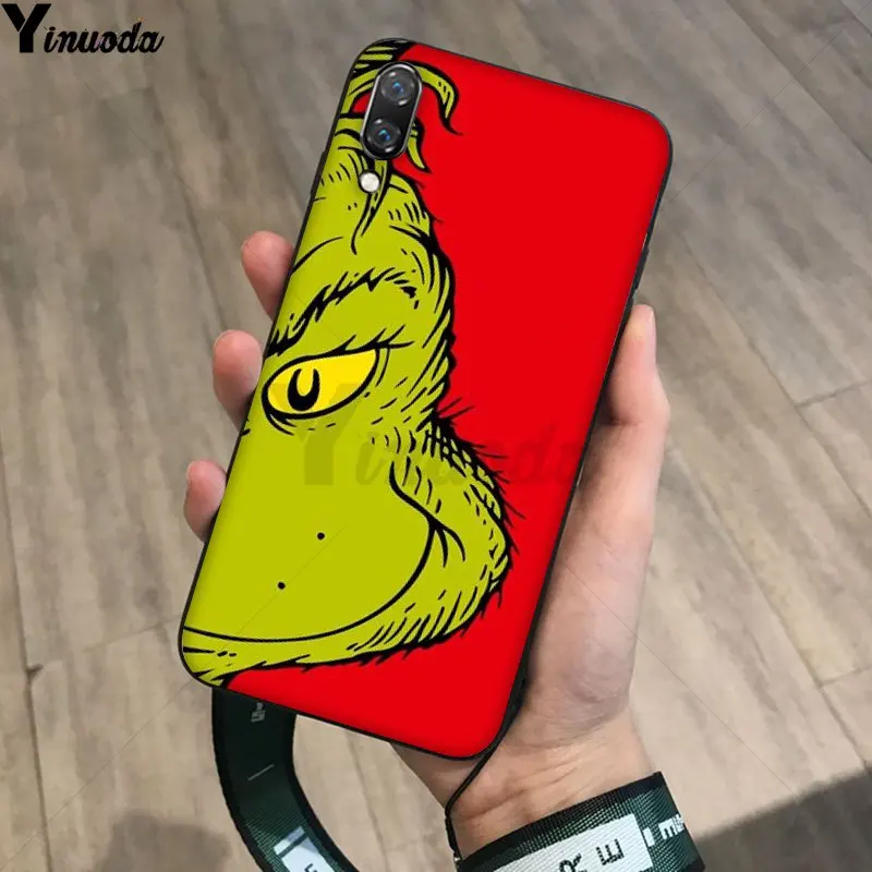 Yinuoda как зеленый ofMonster Grinch палантин чехол для телефона с рождественским рисунком для huawei P20Lite P10 плюс Mate10Lite Mate20 P20 Pro Honor10 - Цвет: A13