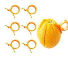 10 шт. Кухня гаджеты Пособия по кулинарии инструменты Овощечистка Парер палец Тип открытым апельсиновой корки апельсина устройства простой и практичный способ чтобы очистить