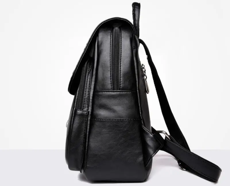 Women Package Cover Type Sheepskin Backpacks For Girls School Backpack Female Travel Shoulder Bagpack Ladies Casual Daypacks