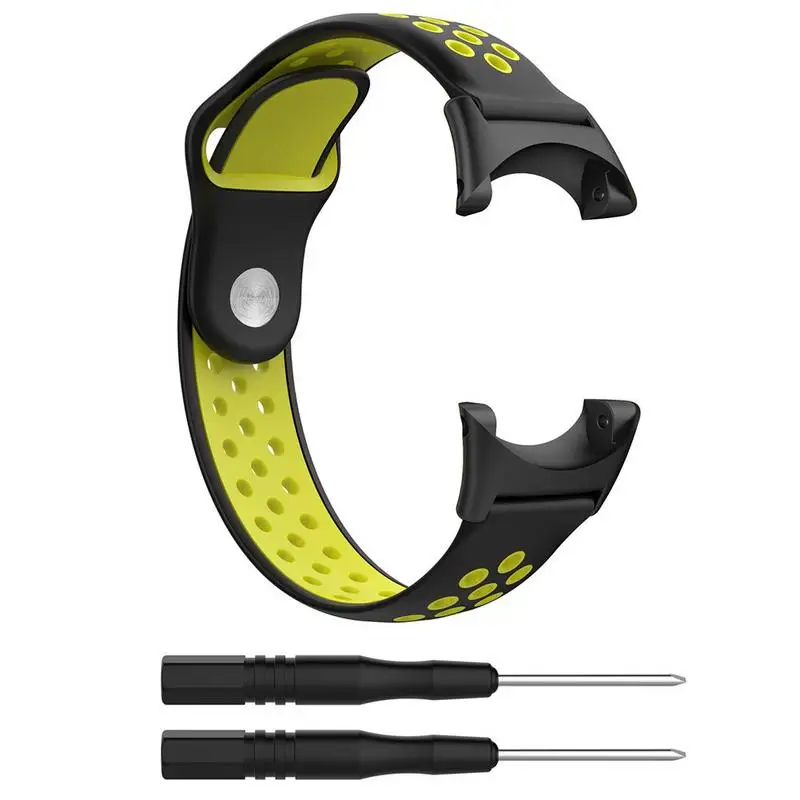 Yellow Новые Мягкие силиконовые умные часы ремешок для Core core все Смарт часы замена Браслет ремешок с W/инструменты - Цвет: Yellow
