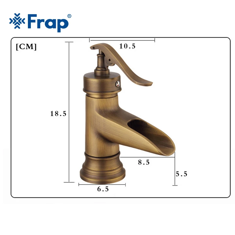 FRAP Golden Arts кран с одной ручкой смеситель для кухни и ванной раковины на бортике