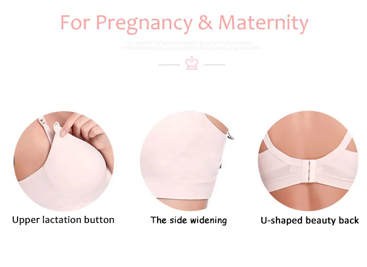 09Artificial Silk Cotton Bra Natural Silks Nursing Bras Pregnancy Clothes for Feeding Bra 2019 Breastfeeding Breast Allaitement  (8)