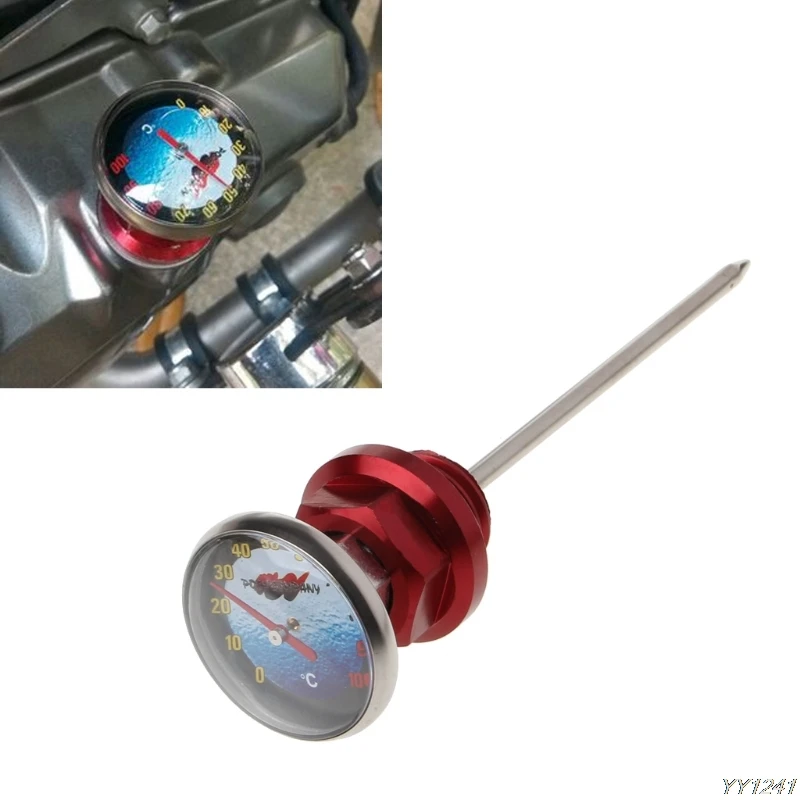 

2018 new arrival Motorcycle Dirt Pit Bike Parts Oil Cap Tank Temperature Gauge For 110cc 125cc hot sell