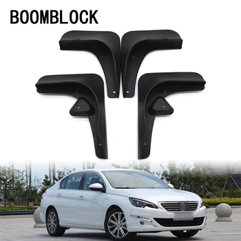 

4pc Car Front Rear Mud Flaps Mud Flap Mudguards Fender For Peugeot 408 Sedan 2010 2011 2012 2013 2014 2015 Auto Accessories