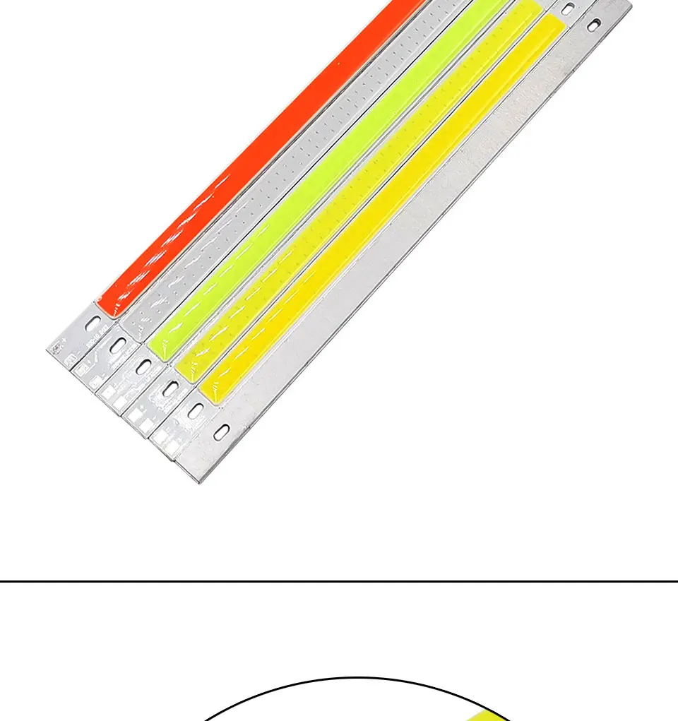 20cm cob led strip light bulb lamp 12v 10w led lighting for diy car bulbs (6)