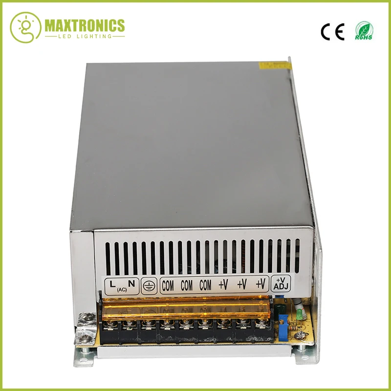 Лучшее качество 12V 40A 480W Драйвер импульсного источника питания для светодиодной