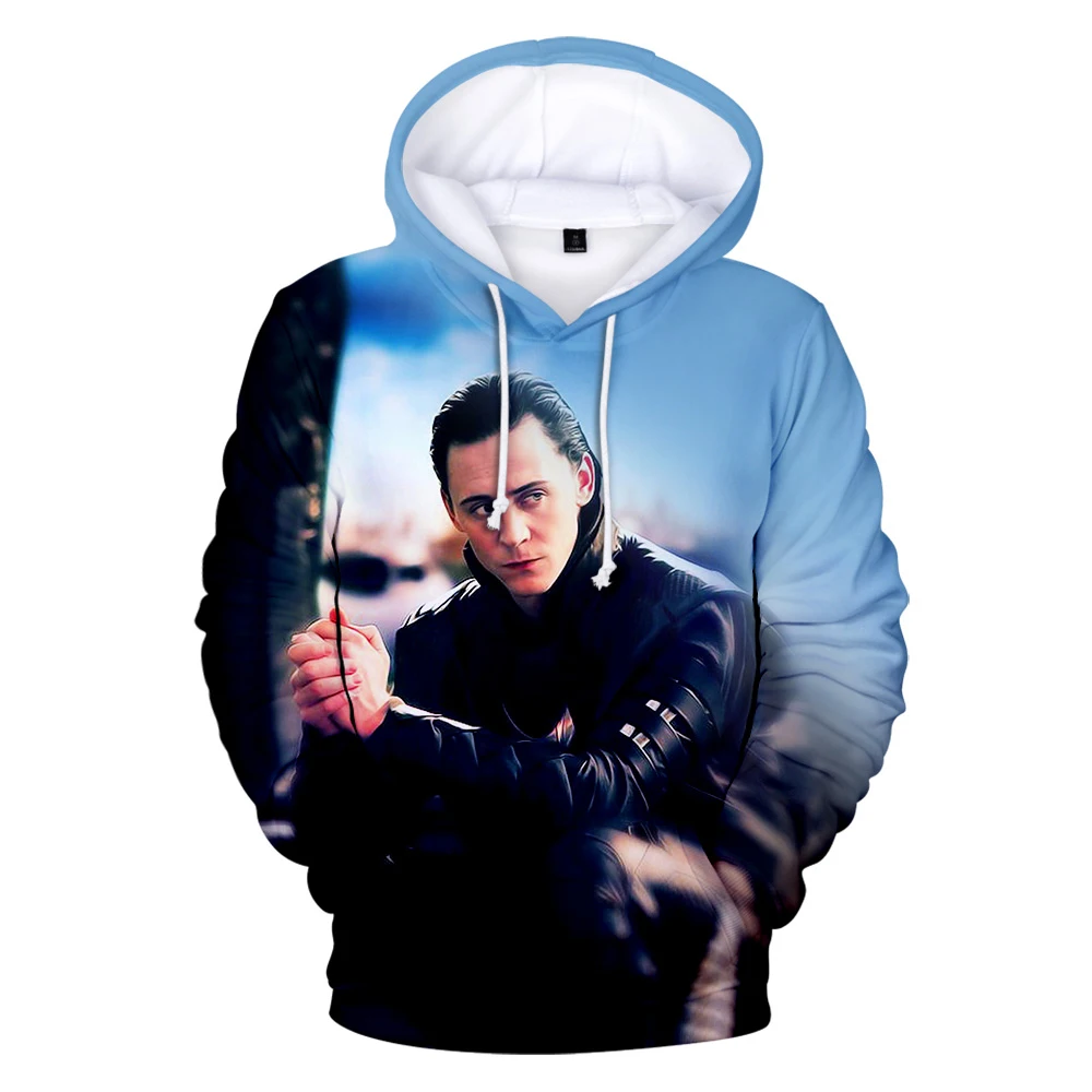 3D-LOKI el mundo oscuro sudaderas estilo Harajuku sudadera 2019 Slim nueva moda Casual 2019 nueva tendencia Casual sudadera Street