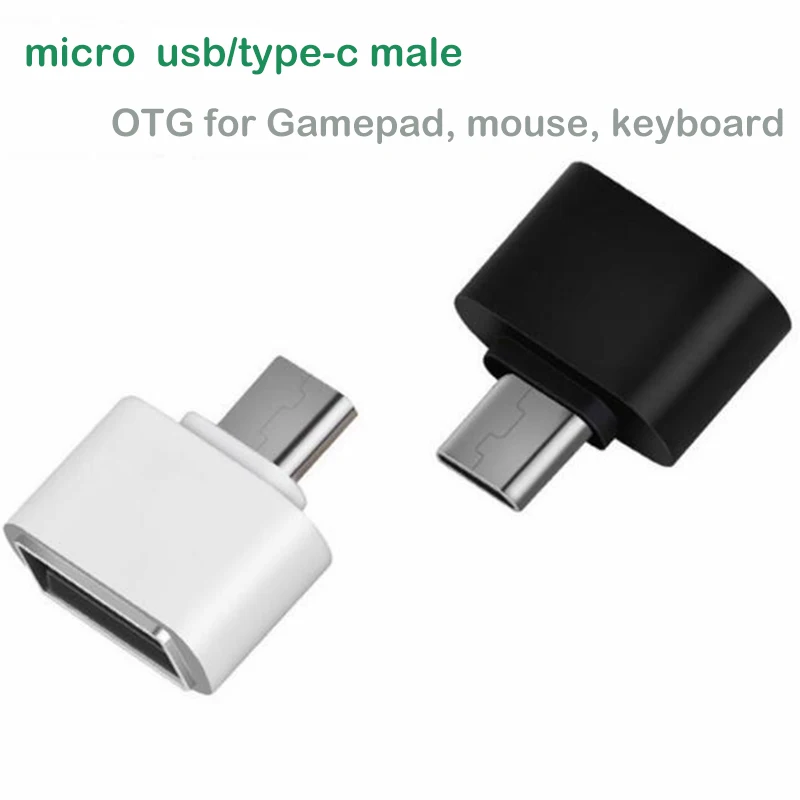 Тип-c/Micro usb Мужской к USB Женский OTG адаптер конвертер для телефонов huawei xiaomi Android подключение мыши клавиатуры жесткий диск