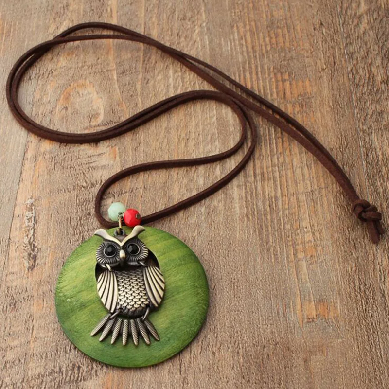Женское Ожерелье в стиле хип хоп|owl necklace|necklace longwomen necklace |