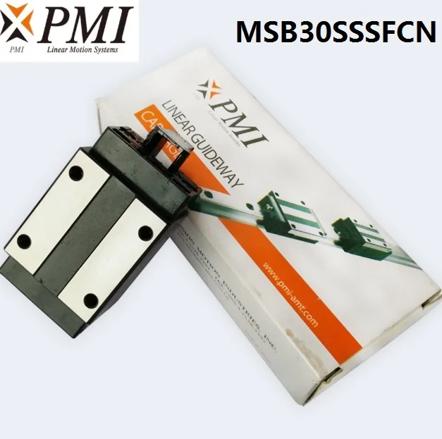 8pcs/lot Original Taiwan PMI MSB30S-N MSB30SSSFCN linear guideway sliding block Carriage for CO2 laser machine MSB30S | Обустройство