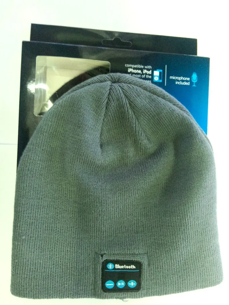 Bluetooth Beanie вязаная зимняя шапка для наушников Hands-free музыка Mp3 спикер Mic cap Волшебные спортивные шапки для мальчиков и девочек и взрослых подарок