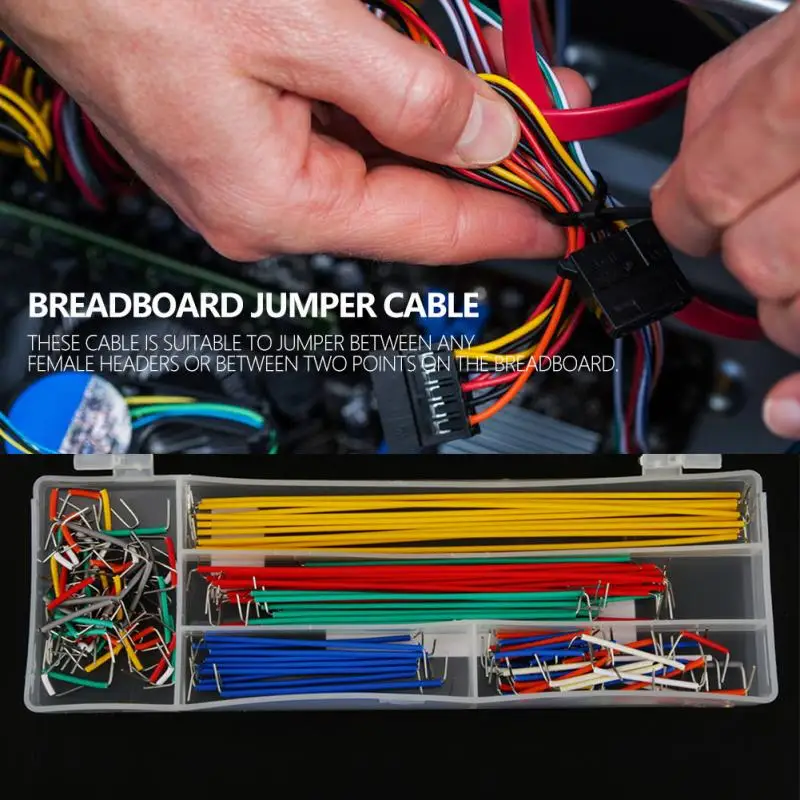 140pcs U Forme Sans Soudure Breadboard Jumper Cable Wire Kit pour Arduino Shield un 140pcs U Forme Sans Soudure Breadboard Jumper Cable Wire Kit pour Arduino Shield un
