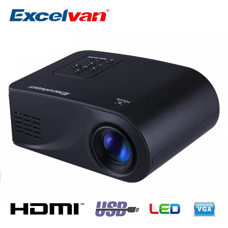 Prix pour Excelvan RD802 Portable Mini Projecteur Home Cinéma LED et LCD Proyector 480*320 Avec HDMI/USB/SD/VGA/AV/Sortie Audio D'entrée Prix pour Excelvan RD802 Portable Mini Projecteur Home Cinéma LED et LCD Proyector 480*320 Avec HDMI/USB/SD/VGA/AV/Sortie Audio D'entrée