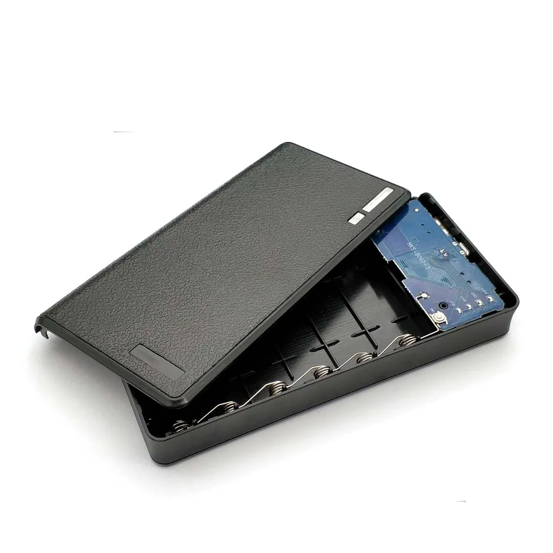 

Dual USB Power Bank 6x18650 External Backup Battery Charger Box Case For Phone