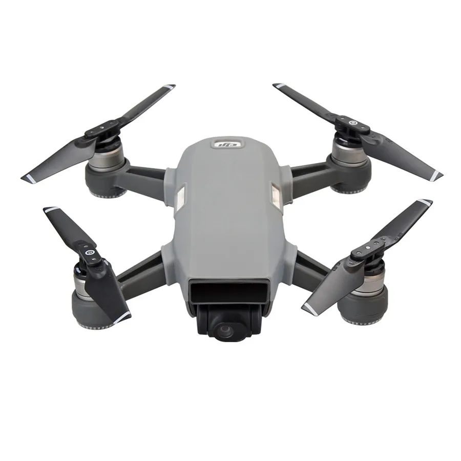 Drone Body Silicone Protective Skin Case Cover Anti Slip Resistance Prop Protector Spare parts For DJI Spark Accessories-12