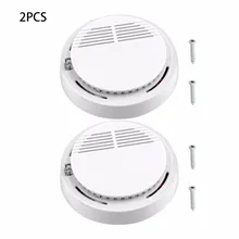 2Pcs 5Pcs 10Pcs Sensor Sensitive Photoelectric Home Independent alarm Smoke Detector Fire Alarm alone Sensor For Family Guard