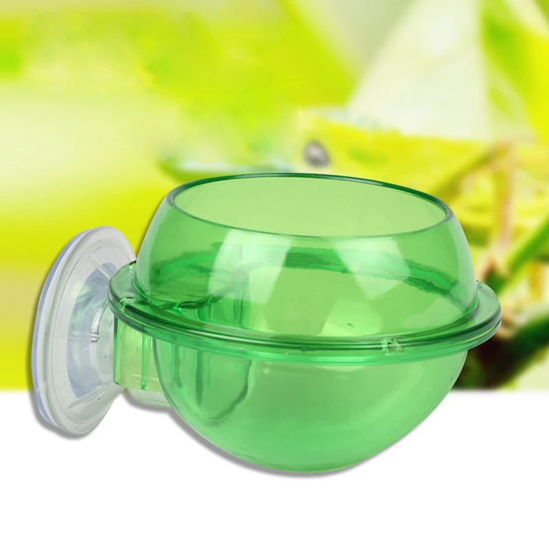 Reptile Pets Water Food Sucker Feeder Food Bowl Breeding Tank Box Dish For Arboreal Pets Plastic Materies