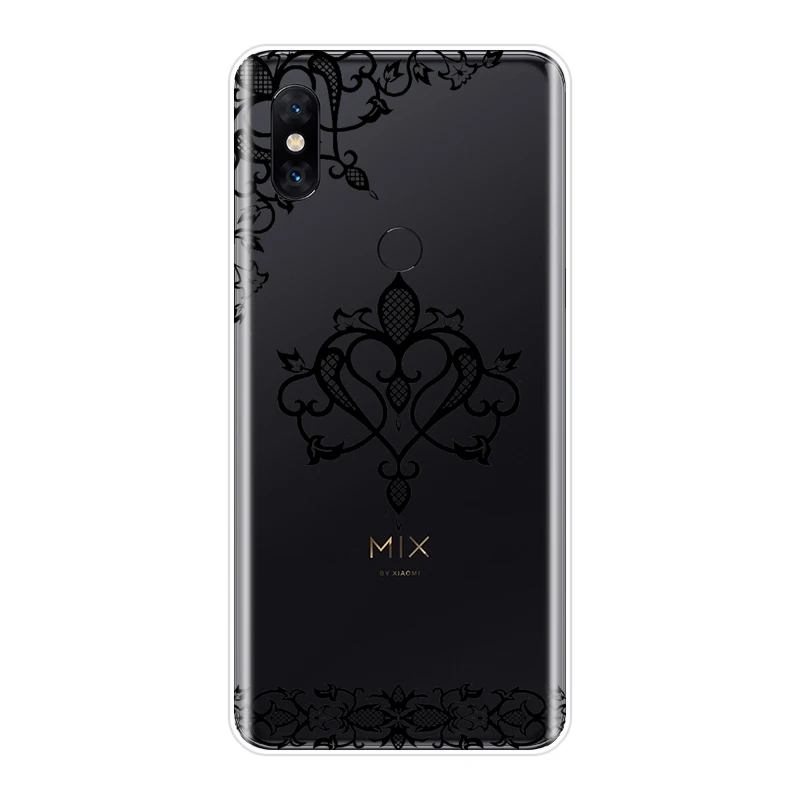 Мягкий силиконовый чехол для телефона Xiaomi Mi Note 1 2 3 Эстетическая кружевная