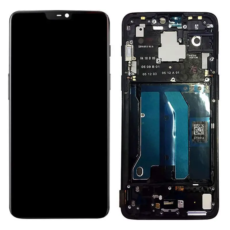 

10pcs/lot For Oneplus 6 LCD Display Touch Screen with Frame 100% FHD Digitizer Assembly For One plus Six